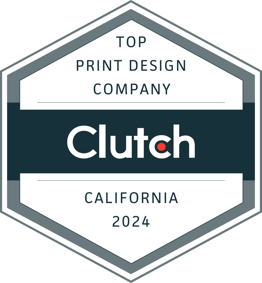 top clutch.co print design company california 2024
